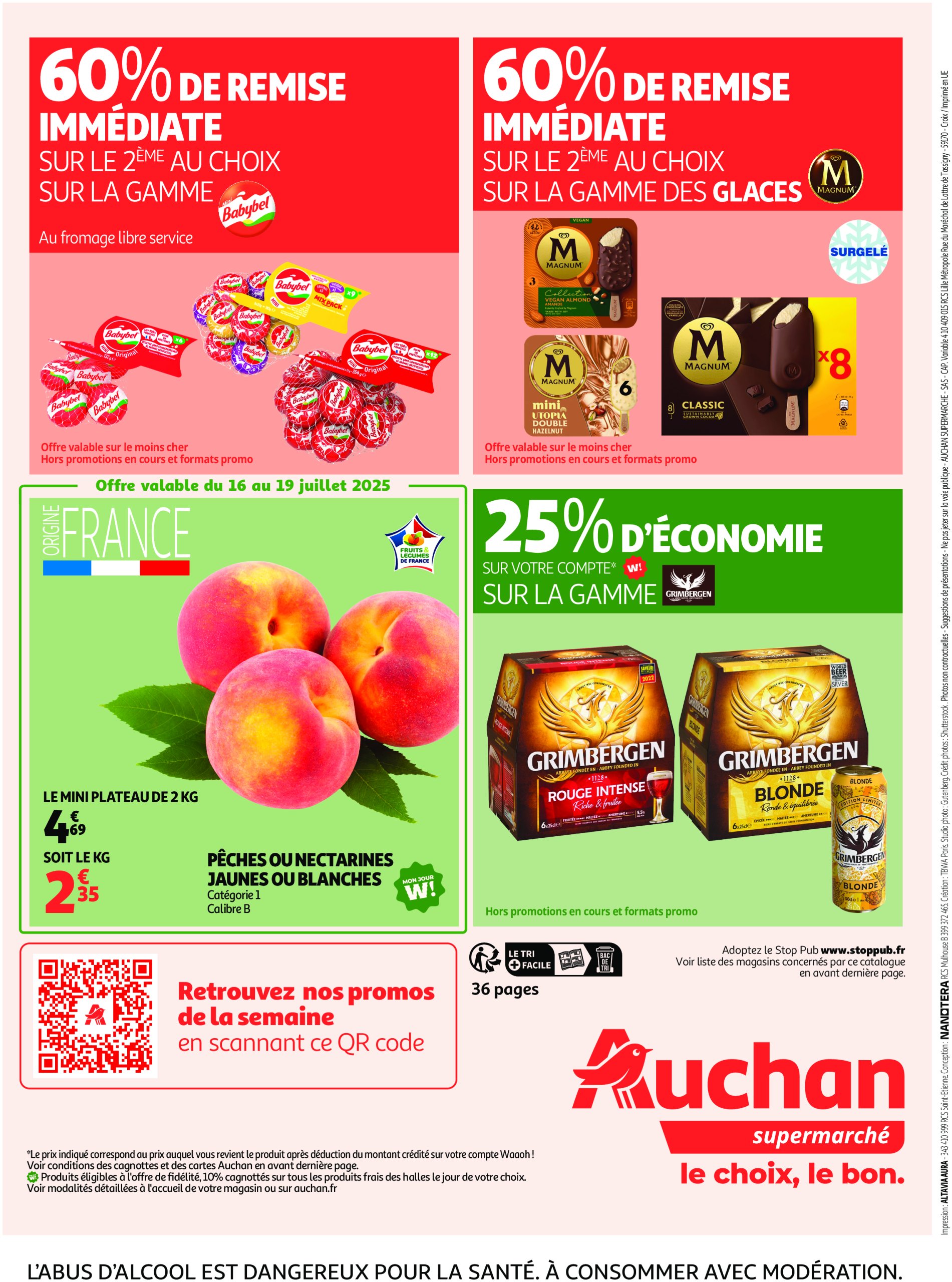 auchan - Auchan supermarché - C'est parti pour une année moins chère dans votre super folder geldig vanaf 16/07 - 26/07 - page: 36