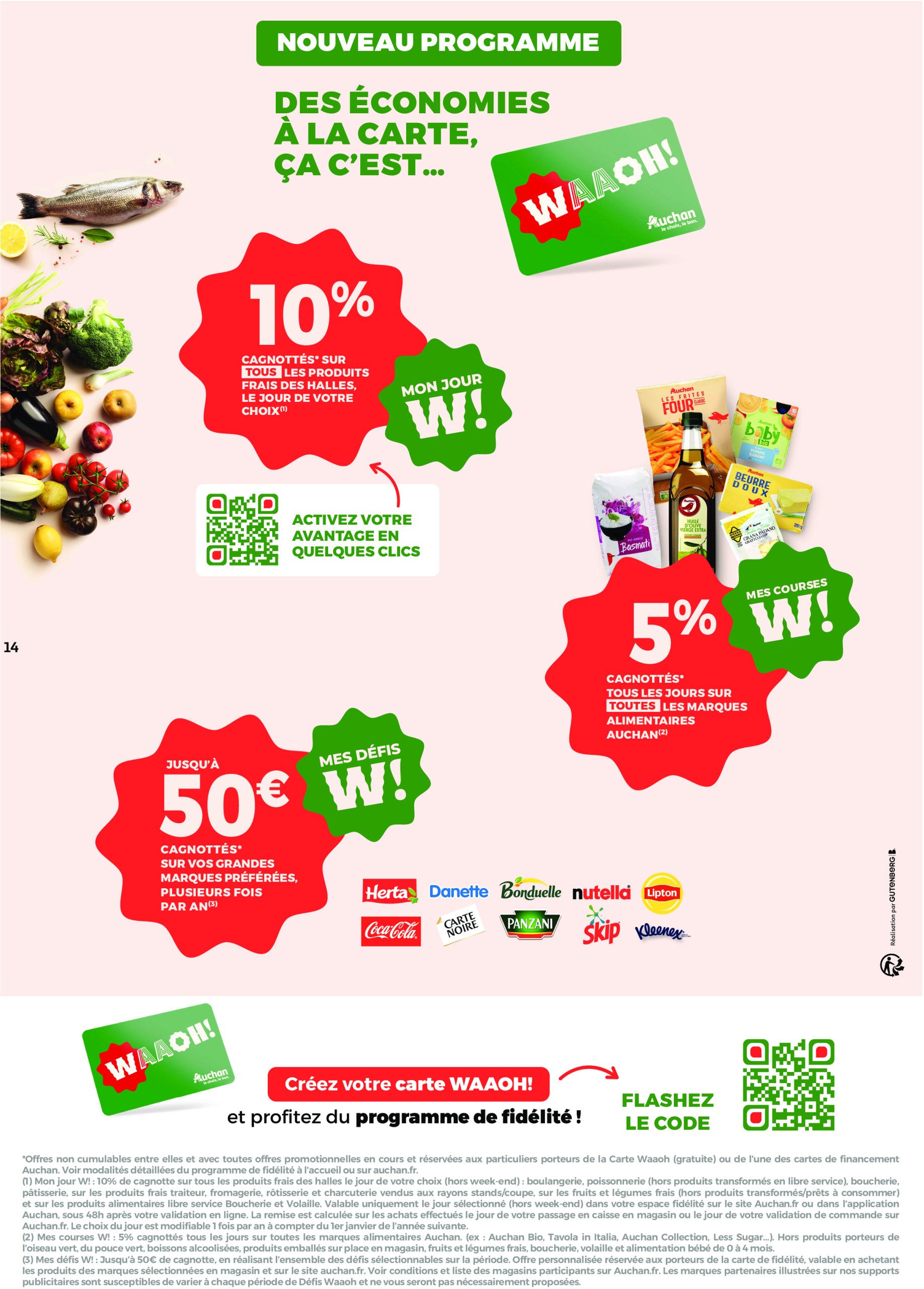auchan - Auchan supermarché - C'est parti pour une année moins chère dans votre super folder geldig vanaf 16/07 - 26/07 - page: 14