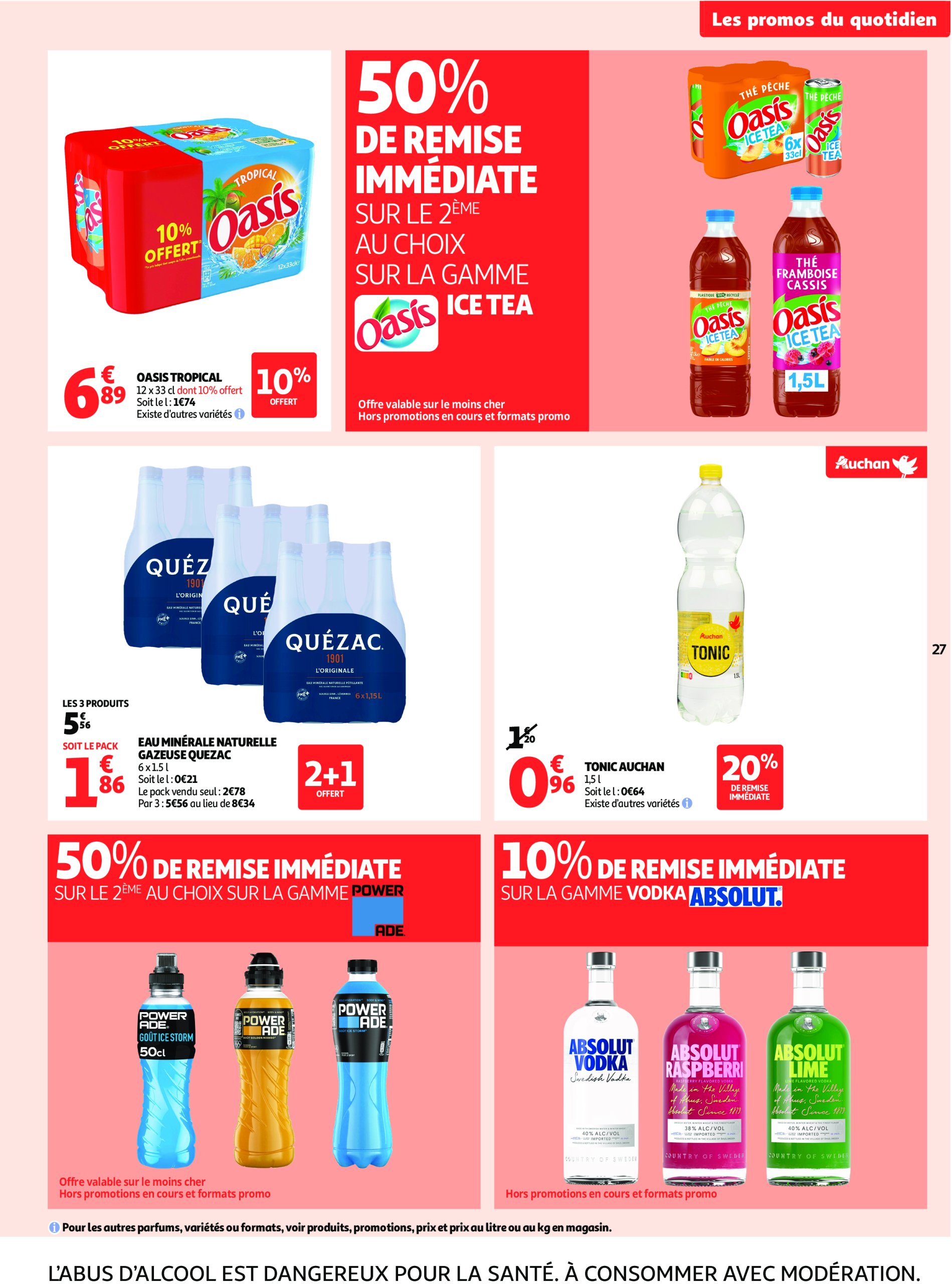 auchan - Auchan supermarché - C'est parti pour une année moins chère dans votre super folder geldig vanaf 16/07 - 26/07 - page: 27