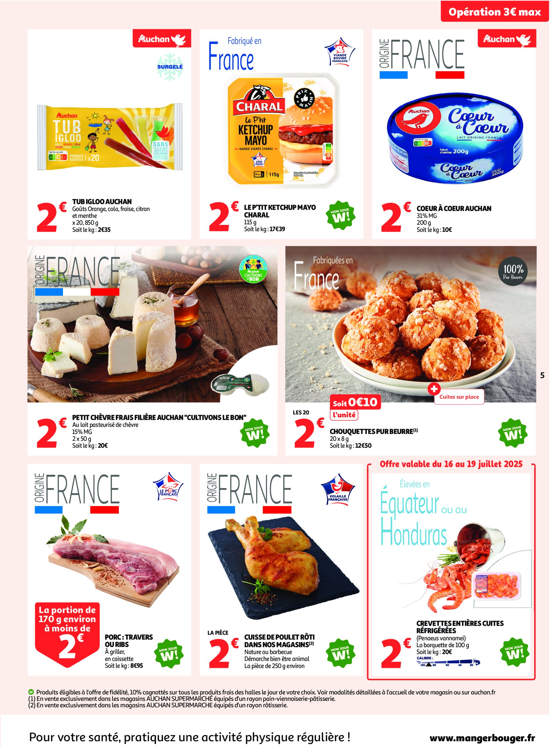 auchan - Auchan supermarché - C'est parti pour une année moins chère dans votre super folder geldig vanaf 16/07 - 26/07 - page: 5