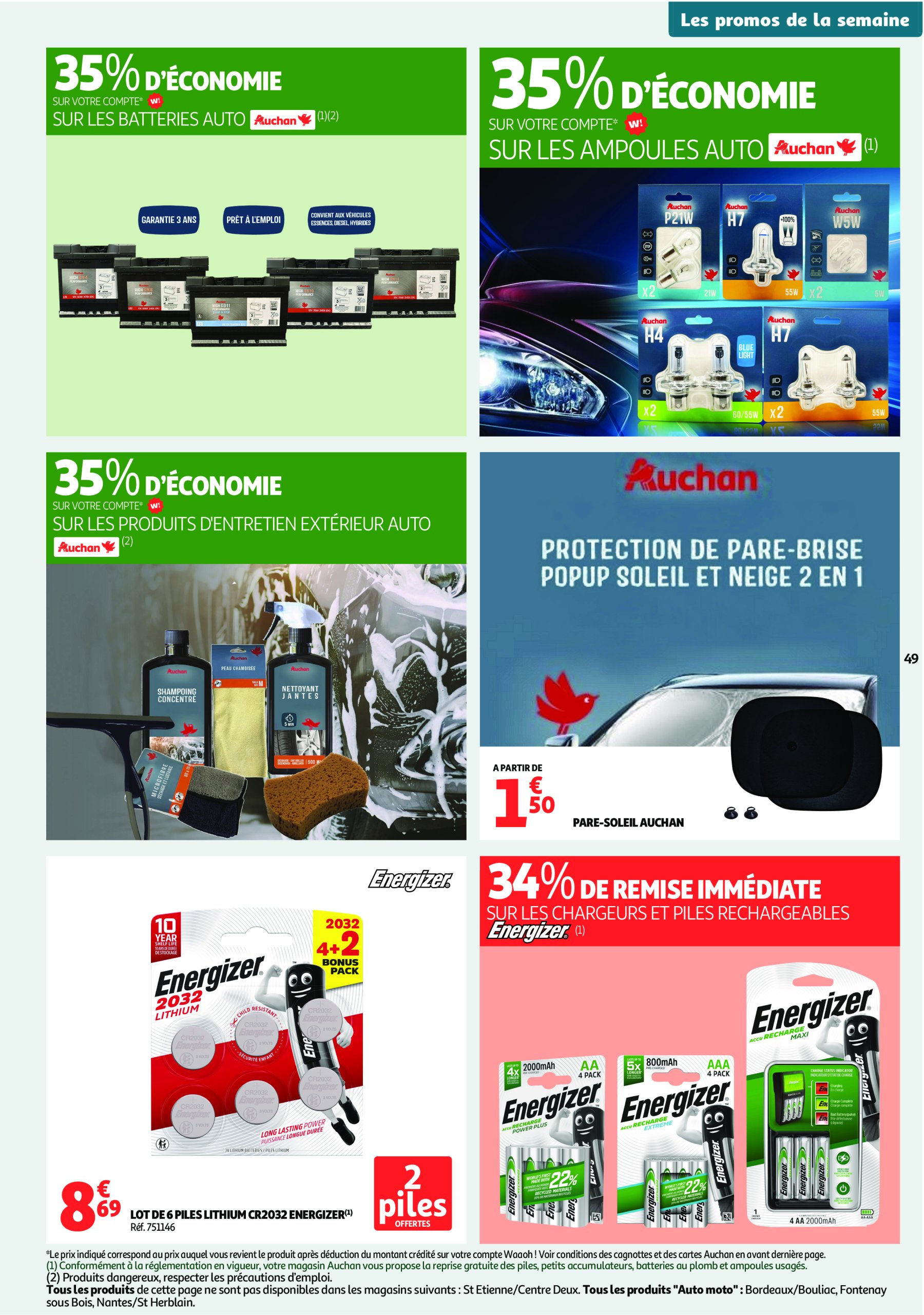 auchan - Auchan - C'est parti pour une année moins chère folder geldig vanaf 16/07 - 27/07 - page: 49 auchan - Auchan - C'est parti pour une année moins chère folder geldig vanaf 16/07 - 27/07 - page: 49