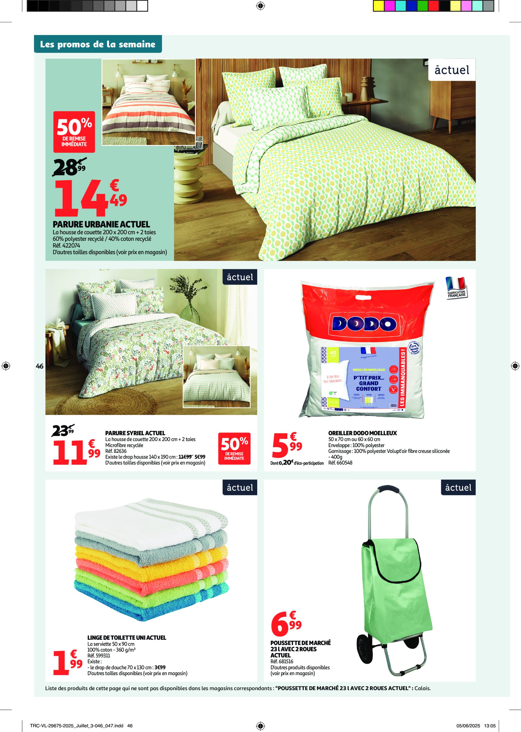 auchan - Auchan - C'est parti pour une année moins chère folder geldig vanaf 16/07 - 27/07 - page: 46 auchan - Auchan - C'est parti pour une année moins chère folder geldig vanaf 16/07 - 27/07 - page: 46