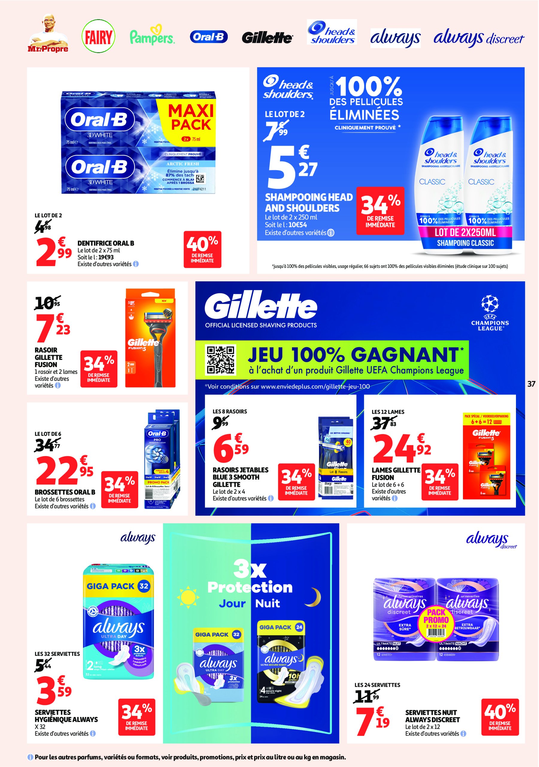 auchan - Auchan - C'est parti pour une année moins chère folder geldig vanaf 16/07 - 27/07 - page: 37 auchan - Auchan - C'est parti pour une année moins chère folder geldig vanaf 16/07 - 27/07 - page: 37