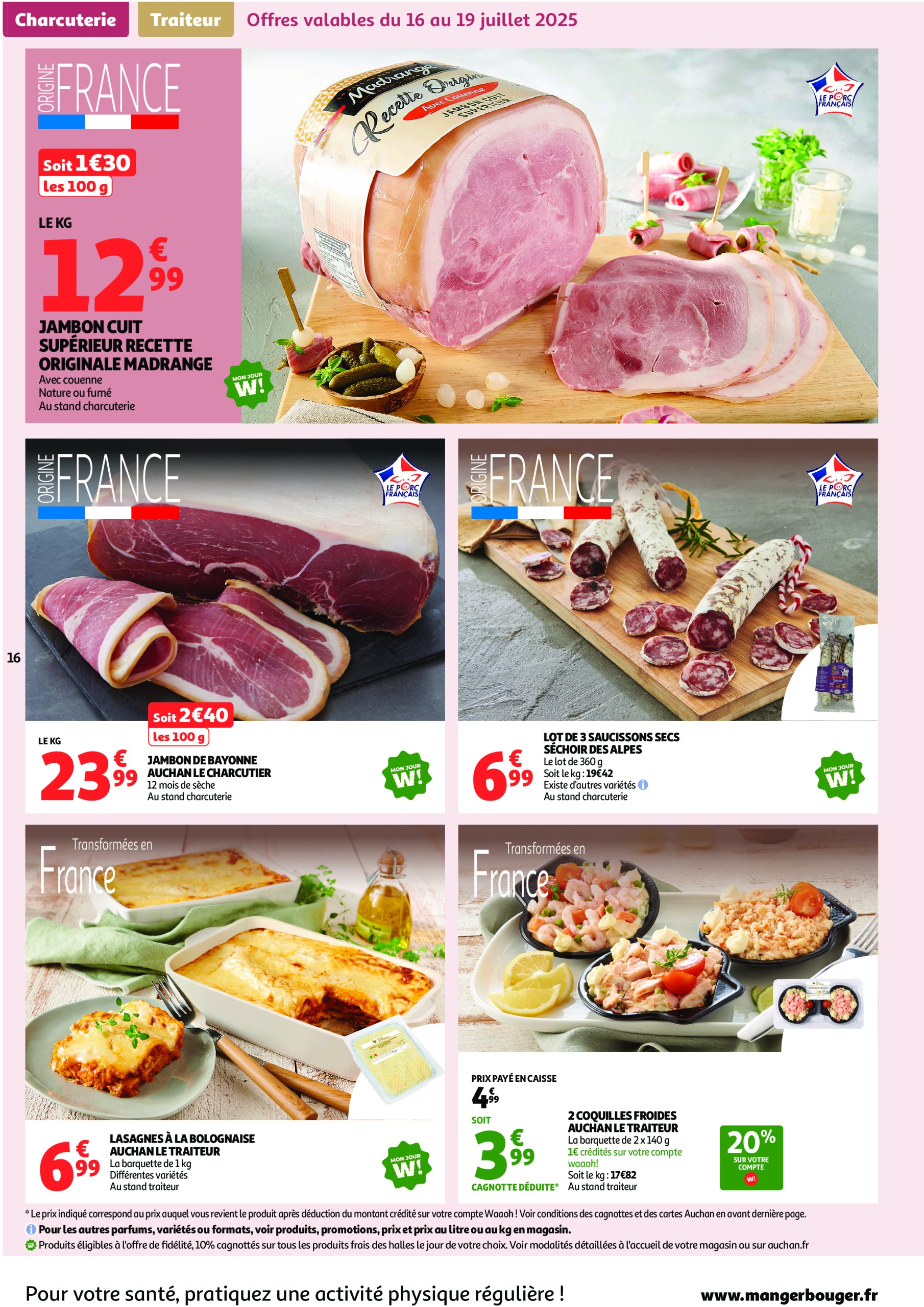 auchan - Auchan - C'est parti pour une année moins chère folder geldig vanaf 16/07 - 27/07 - page: 16 auchan - Auchan - C'est parti pour une année moins chère folder geldig vanaf 16/07 - 27/07 - page: 16