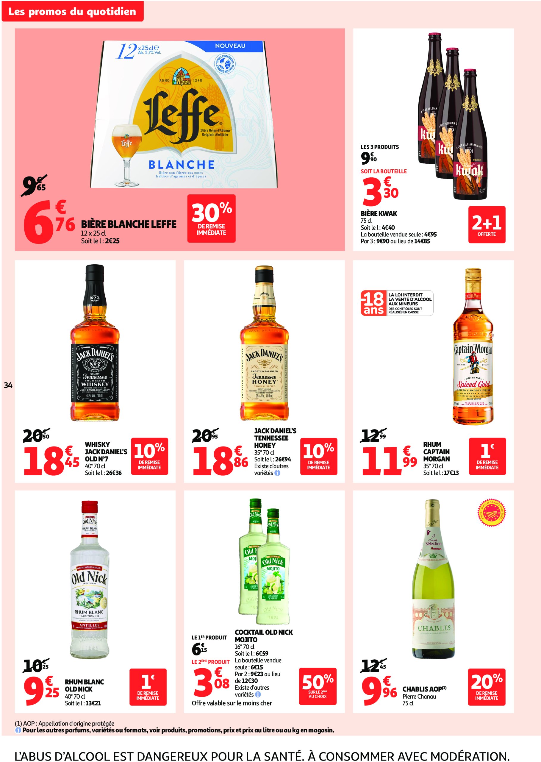 auchan - Auchan - C'est parti pour une année moins chère folder geldig vanaf 16/07 - 27/07 - page: 34 auchan - Auchan - C'est parti pour une année moins chère folder geldig vanaf 16/07 - 27/07 - page: 34
