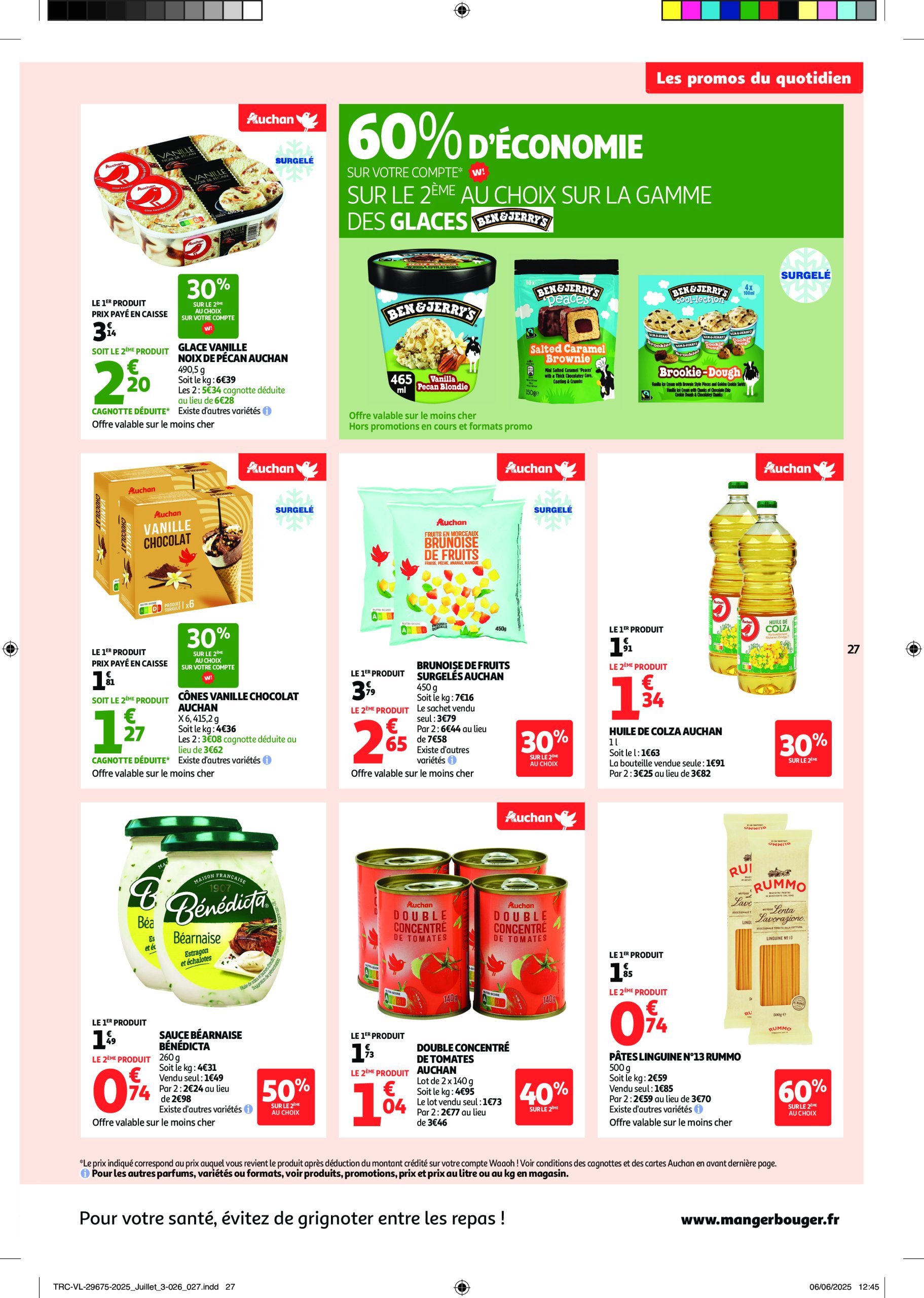 auchan - Auchan - C'est parti pour une année moins chère folder geldig vanaf 16/07 - 27/07 - page: 27 auchan - Auchan - C'est parti pour une année moins chère folder geldig vanaf 16/07 - 27/07 - page: 27