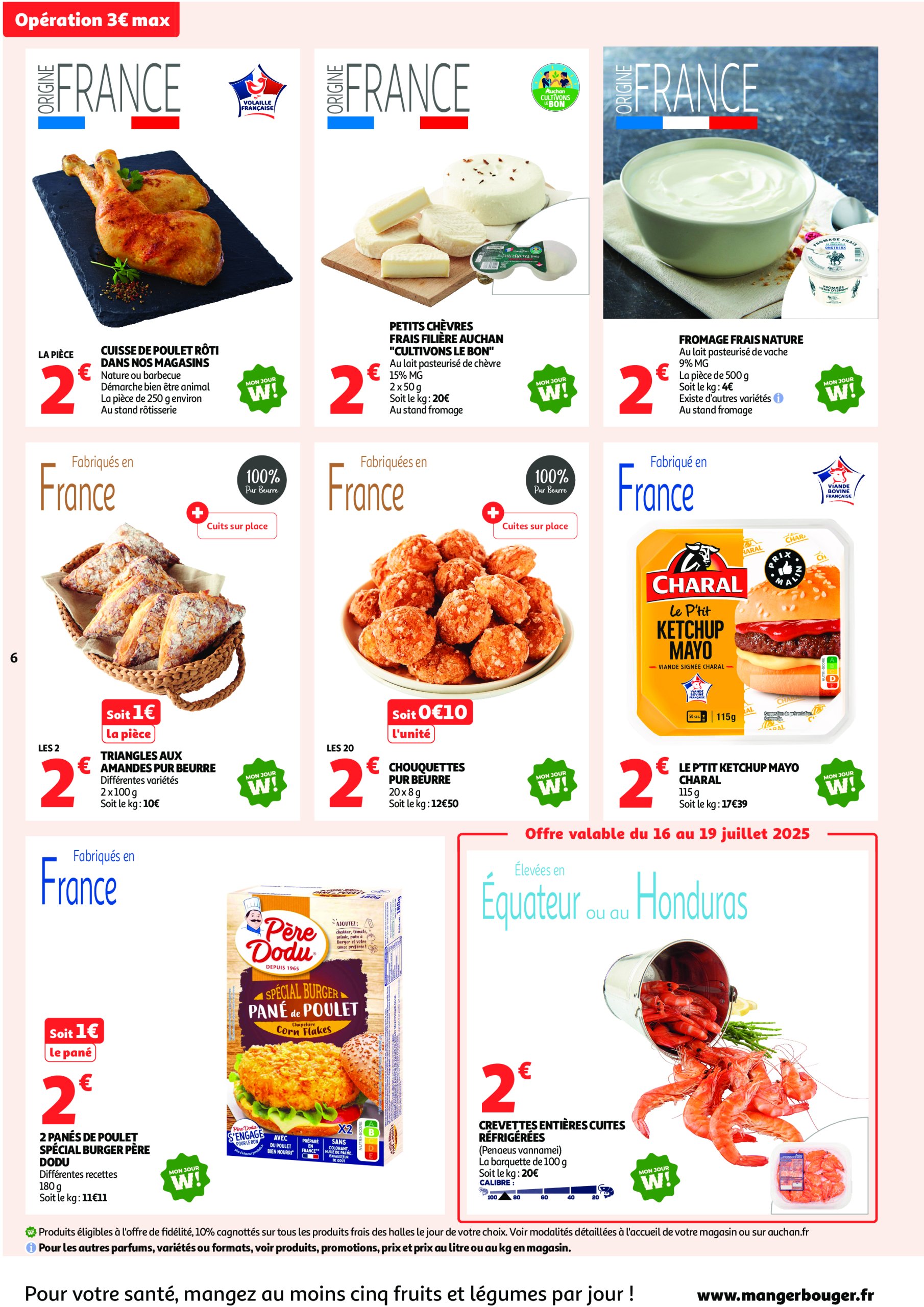 auchan - Auchan - C'est parti pour une année moins chère folder geldig vanaf 16/07 - 27/07 - page: 6 auchan - Auchan - C'est parti pour une année moins chère folder geldig vanaf 16/07 - 27/07 - page: 6