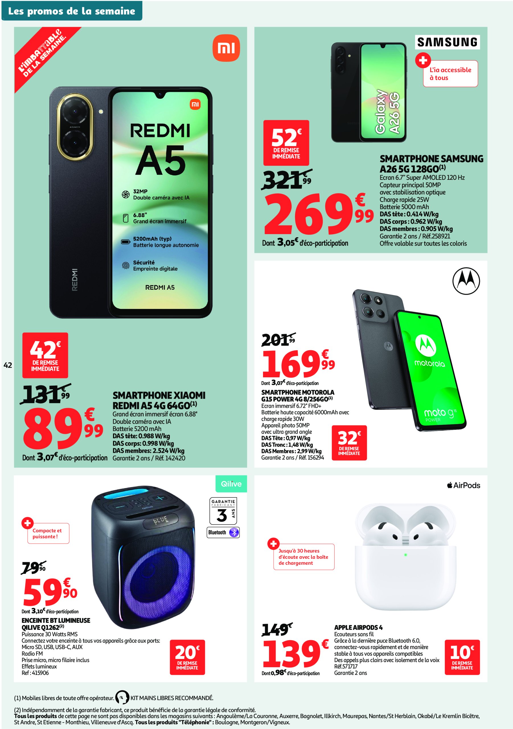 auchan - Auchan - C'est parti pour une année moins chère folder geldig vanaf 16/07 - 27/07 - page: 42 auchan - Auchan - C'est parti pour une année moins chère folder geldig vanaf 16/07 - 27/07 - page: 42