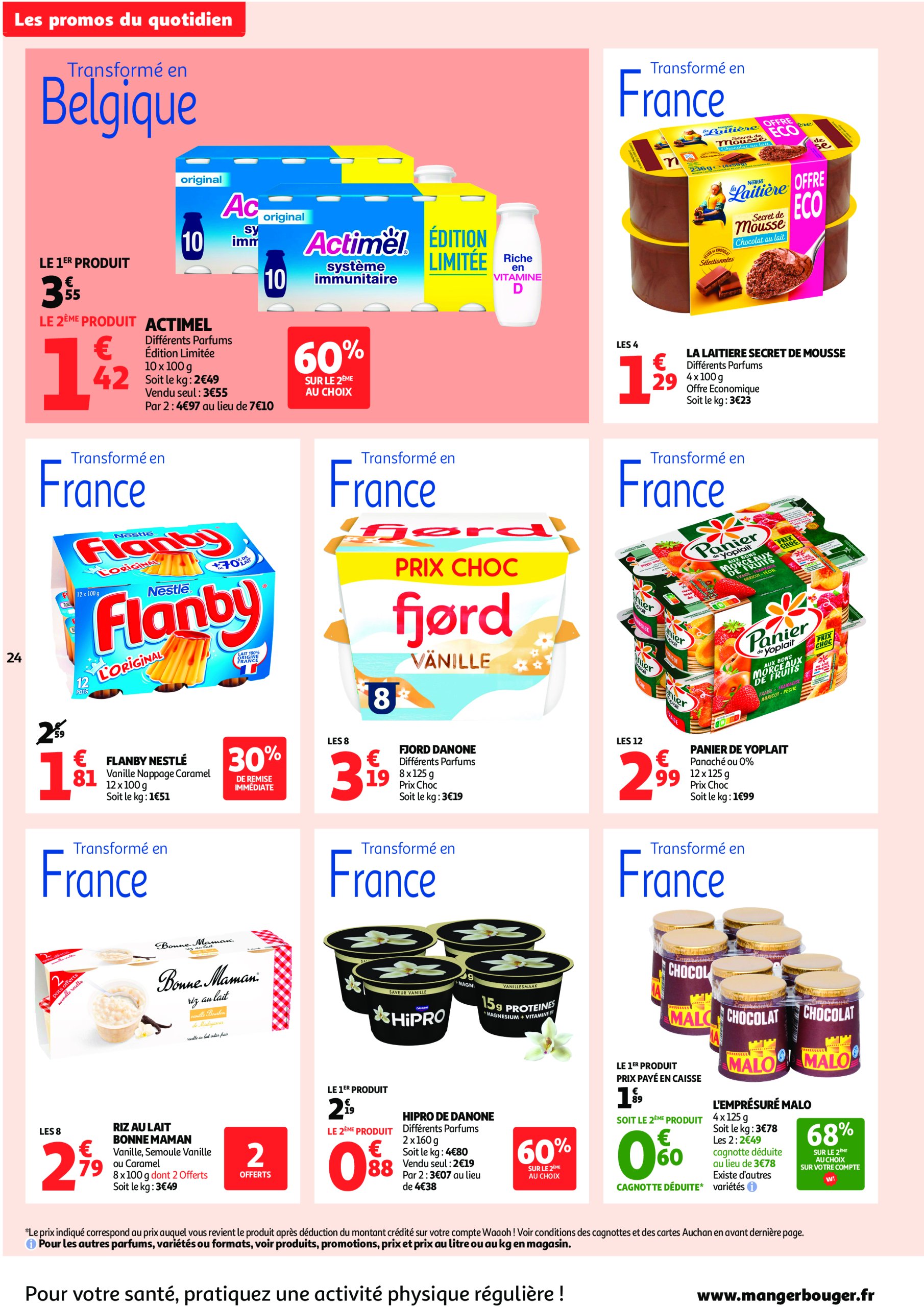 auchan - Auchan - C'est parti pour une année moins chère folder geldig vanaf 16/07 - 27/07 - page: 24 auchan - Auchan - C'est parti pour une année moins chère folder geldig vanaf 16/07 - 27/07 - page: 24