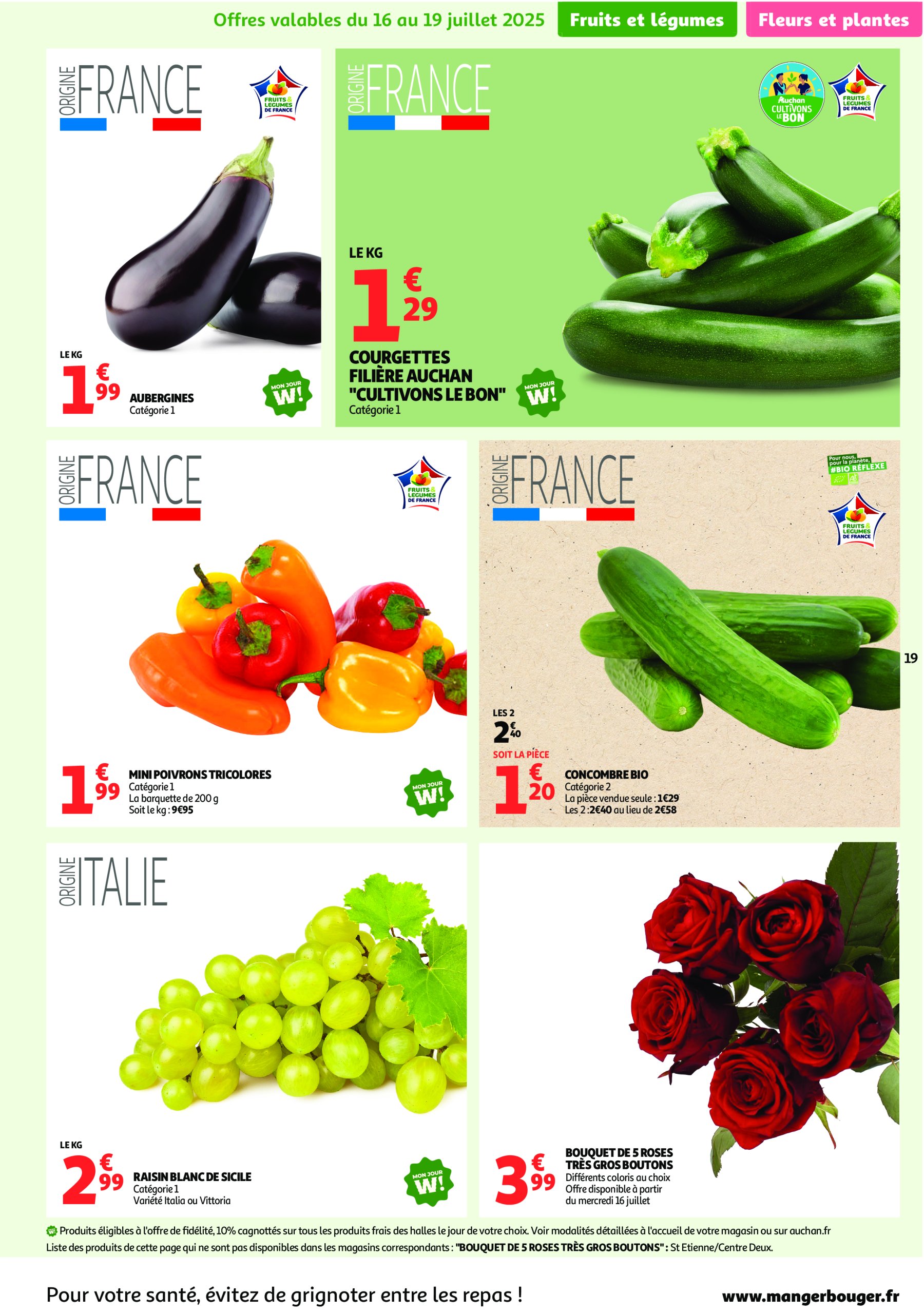 auchan - Auchan - C'est parti pour une année moins chère folder geldig vanaf 16/07 - 27/07 - page: 19 auchan - Auchan - C'est parti pour une année moins chère folder geldig vanaf 16/07 - 27/07 - page: 19