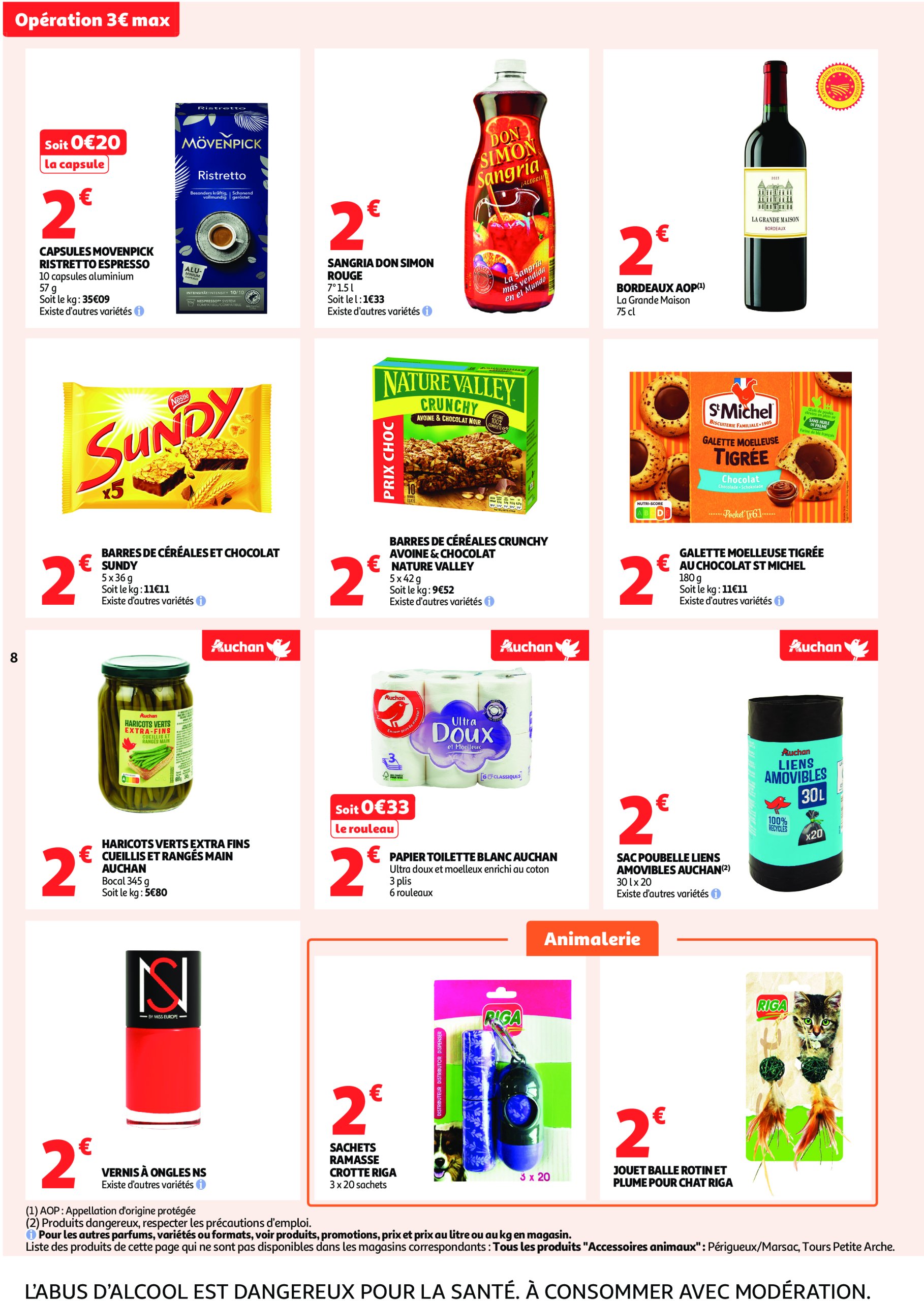 auchan - Auchan - C'est parti pour une année moins chère folder geldig vanaf 16/07 - 27/07 - page: 8 auchan - Auchan - C'est parti pour une année moins chère folder geldig vanaf 16/07 - 27/07 - page: 8