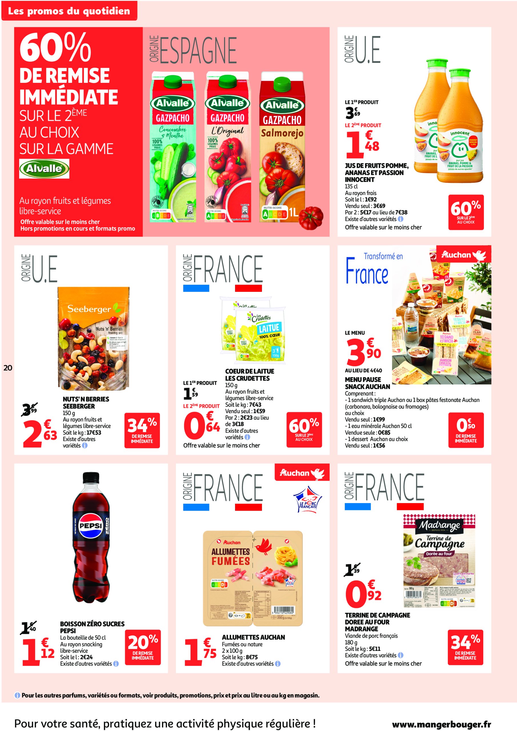 auchan - Auchan - C'est parti pour une année moins chère folder geldig vanaf 16/07 - 27/07 - page: 20 auchan - Auchan - C'est parti pour une année moins chère folder geldig vanaf 16/07 - 27/07 - page: 20