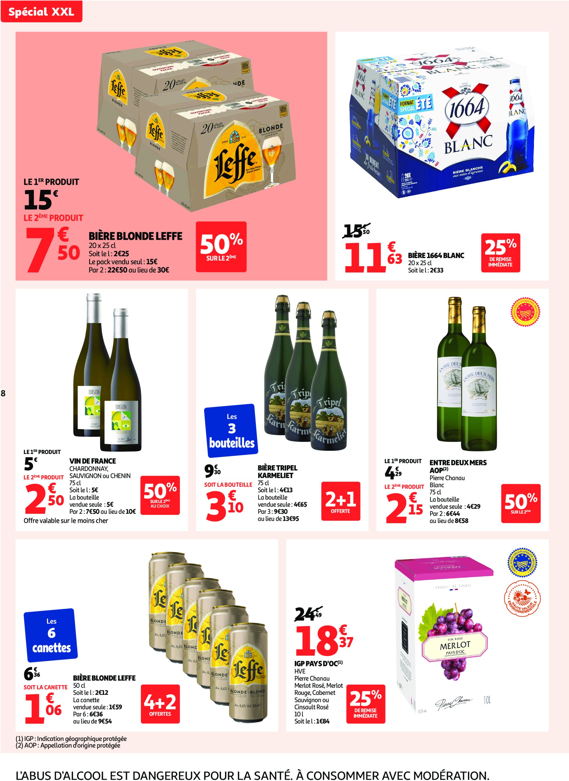 auchan - Auchan - En gros, vous êtes toujours gagnant folder geldig vanaf 22/07 - 03/08 - page: 8 auchan - Auchan - En gros, vous êtes toujours gagnant folder geldig vanaf 22/07 - 03/08 - page: 8