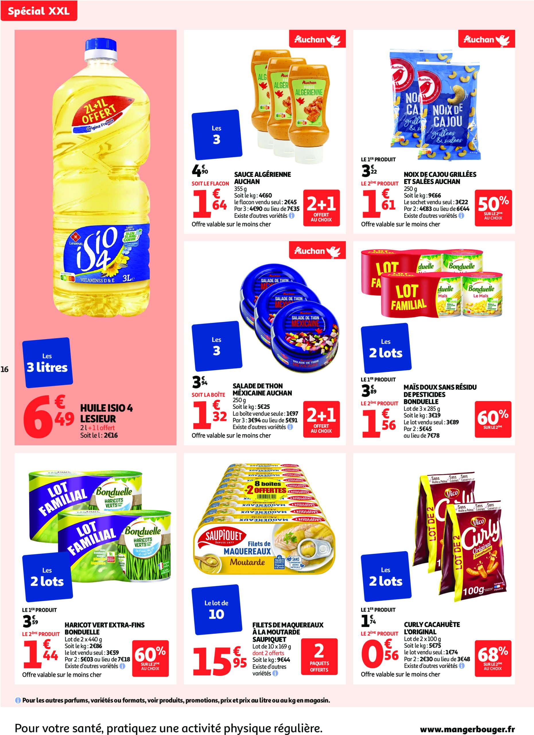 auchan - Auchan - En gros, vous êtes toujours gagnant folder geldig vanaf 22/07 - 03/08 - page: 16 auchan - Auchan - En gros, vous êtes toujours gagnant folder geldig vanaf 22/07 - 03/08 - page: 16
