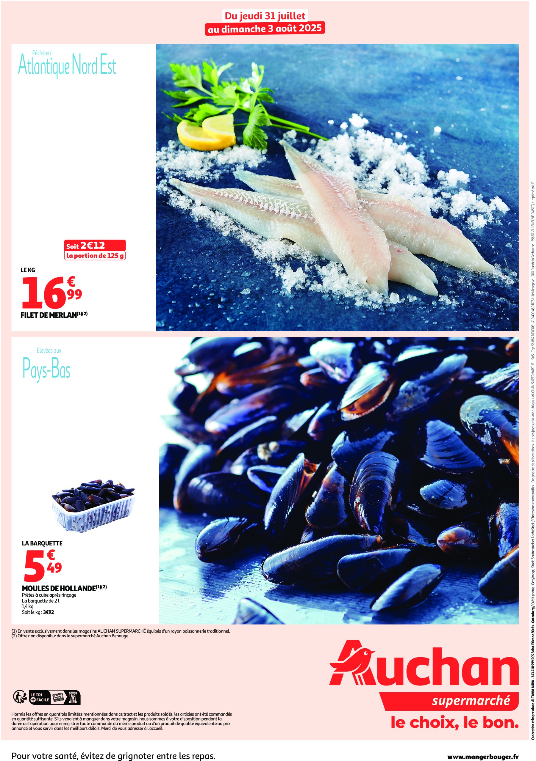 auchan - Auchan supermarché - Les bons plans du week-end dans votre super ! folder geldig vanaf 31/07 - 03/08 - page: 2