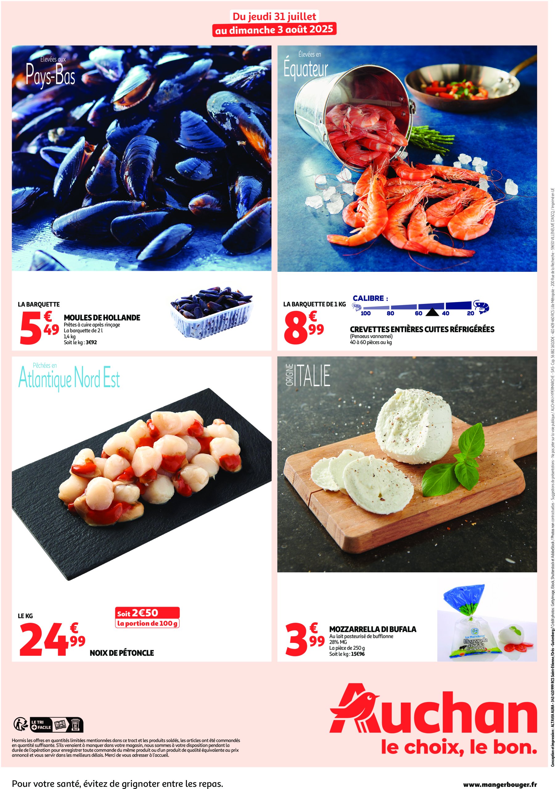 auchan - Auchan - Les bons plans du week-end dans votre hyper ! folder geldig vanaf 31/07 - 03/08 - page: 2