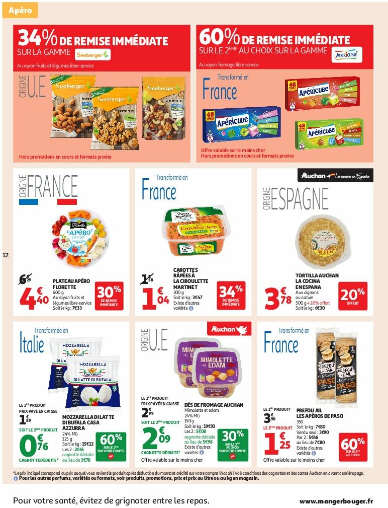 auchan - Auchan Supermarché - Le frais, le bon moins cher folder geldig vanaf 05/08 - 09/08 - page: 12