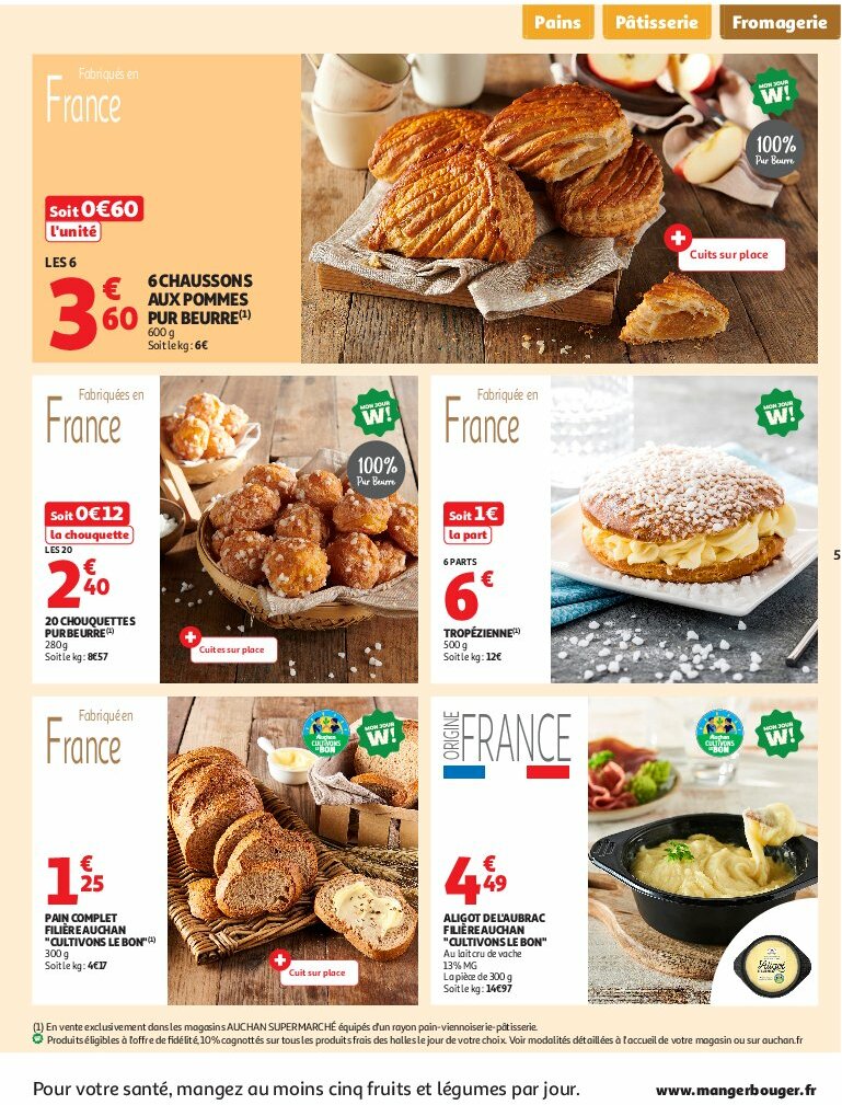 auchan - Auchan Supermarché - Le frais, le bon moins cher folder geldig vanaf 05/08 - 09/08 - page: 5