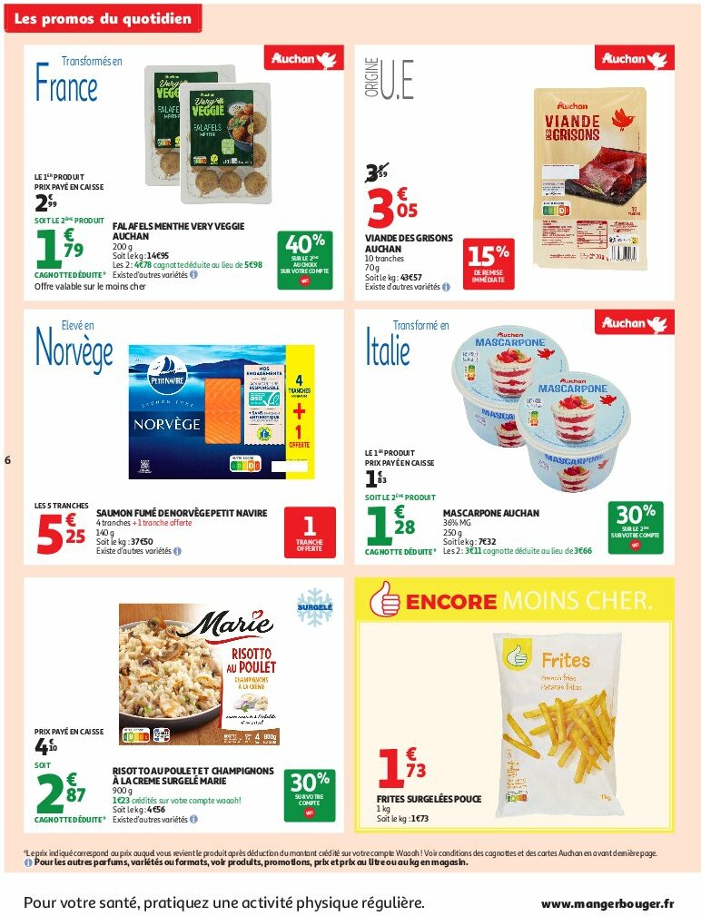 auchan - Auchan Supermarché - Le frais, le bon moins cher folder geldig vanaf 05/08 - 09/08 - page: 6