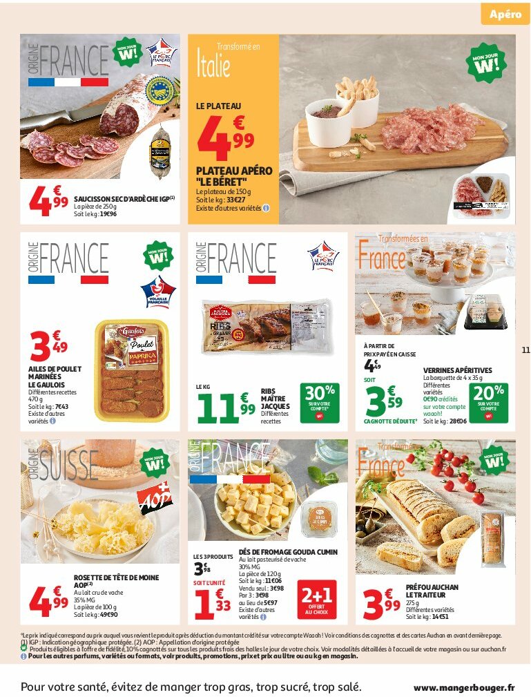 auchan - Auchan Supermarché - Le frais, le bon moins cher folder geldig vanaf 05/08 - 09/08 - page: 11