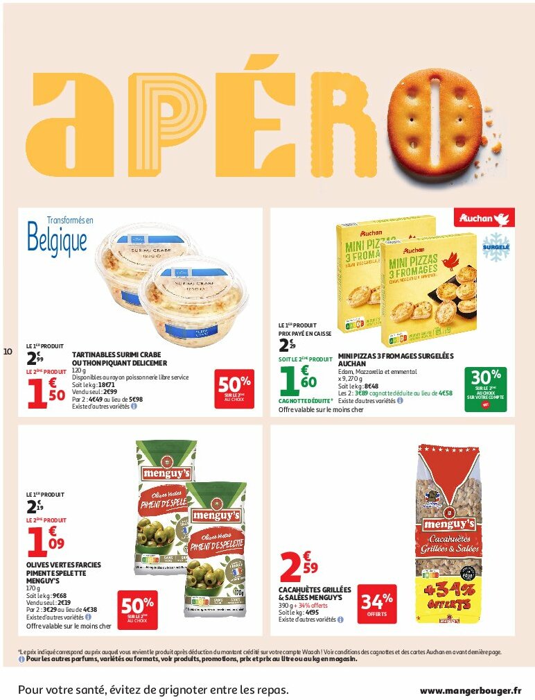 auchan - Auchan Supermarché - Le frais, le bon moins cher folder geldig vanaf 05/08 - 09/08 - page: 10