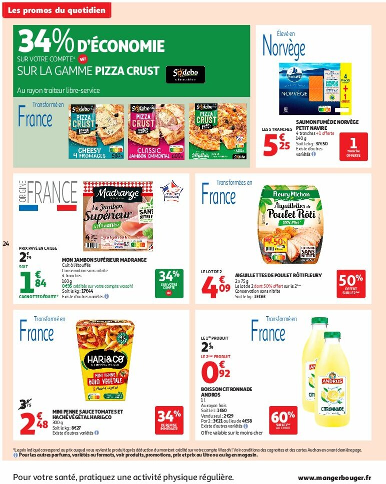 auchan - Auchan - Un été sans flamber votre budget folder geldig vanaf 05/08 - 17/08 - page: 24