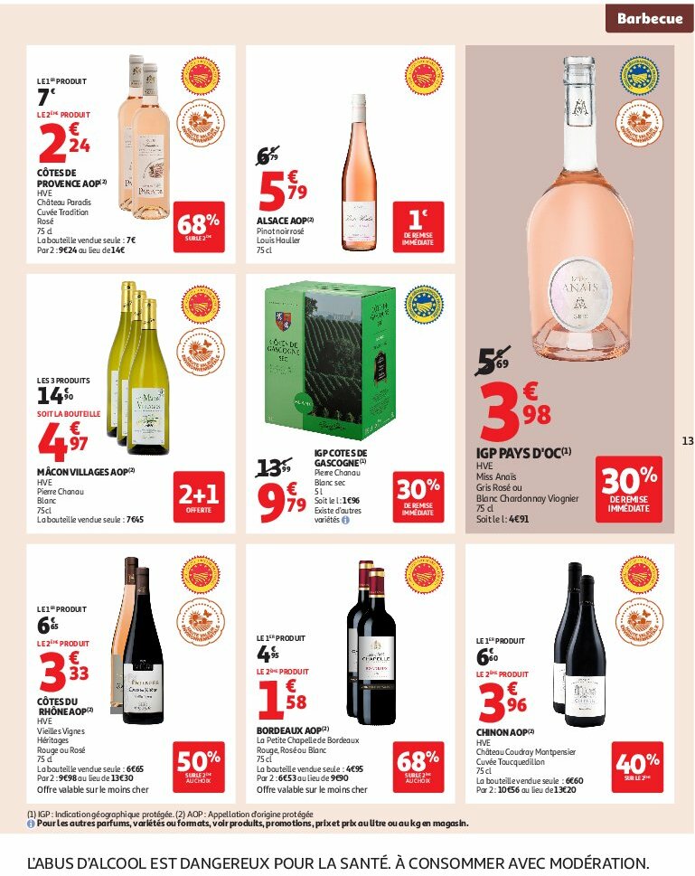 auchan - Auchan - Un été sans flamber votre budget folder geldig vanaf 05/08 - 17/08 - page: 13