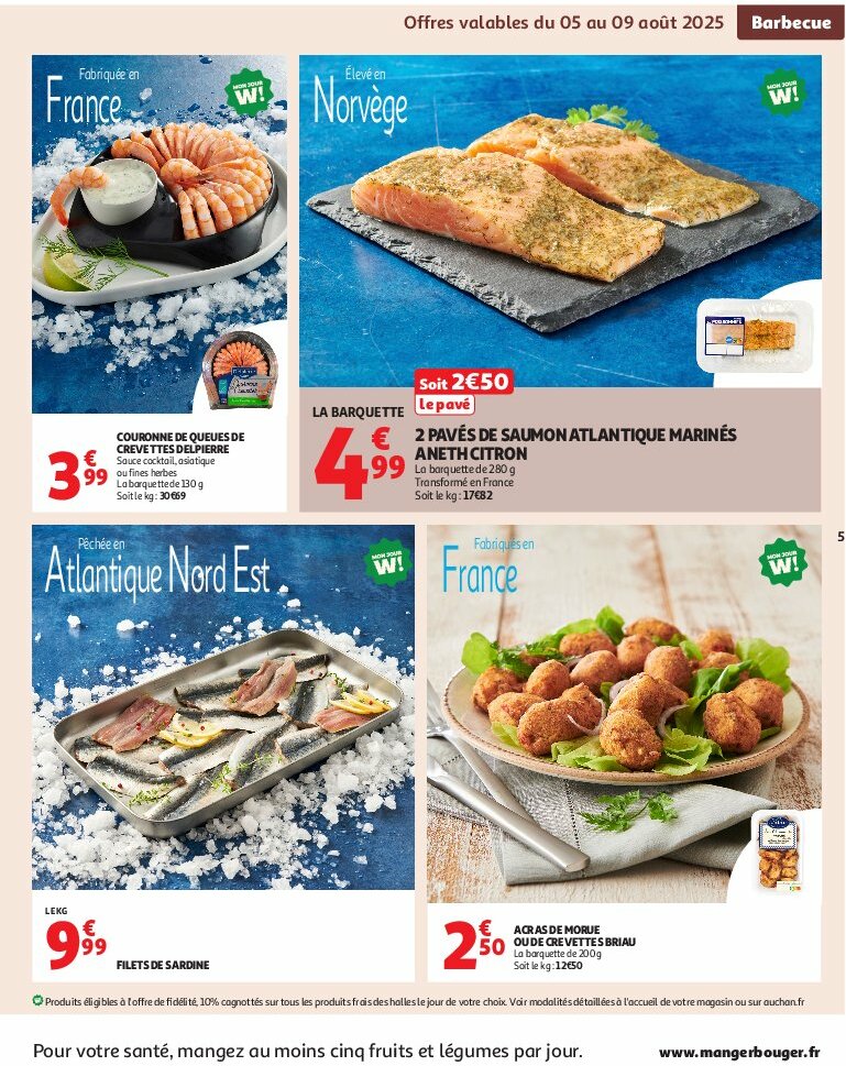 auchan - Auchan - Un été sans flamber votre budget folder geldig vanaf 05/08 - 17/08 - page: 5