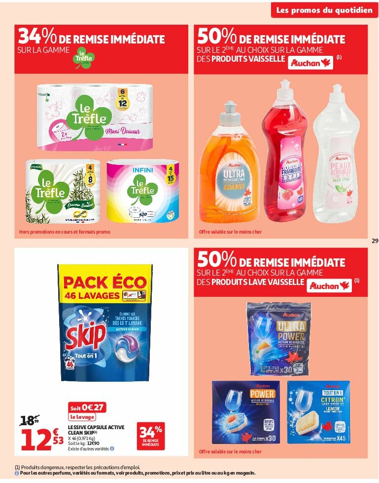 auchan - Auchan - Un été sans flamber votre budget folder geldig vanaf 05/08 - 17/08 - page: 29