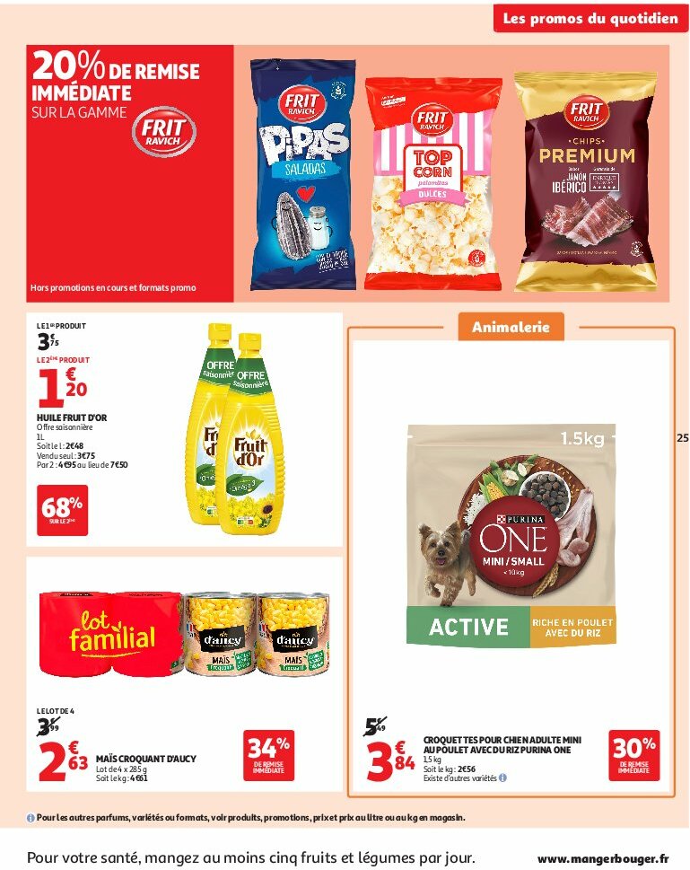 auchan - Auchan - Un été sans flamber votre budget folder geldig vanaf 05/08 - 17/08 - page: 25