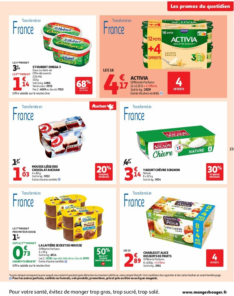 auchan - Auchan - Un été sans flamber votre budget folder geldig vanaf 05/08 - 17/08 - page: 23