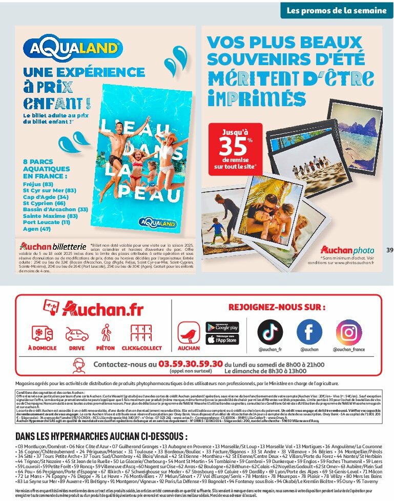 auchan - Auchan - Un été sans flamber votre budget folder geldig vanaf 05/08 - 17/08 - page: 39