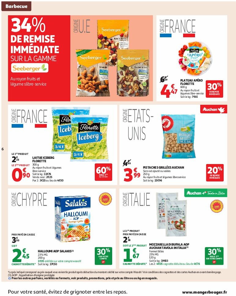auchan - Auchan - Un été sans flamber votre budget folder geldig vanaf 05/08 - 17/08 - page: 6