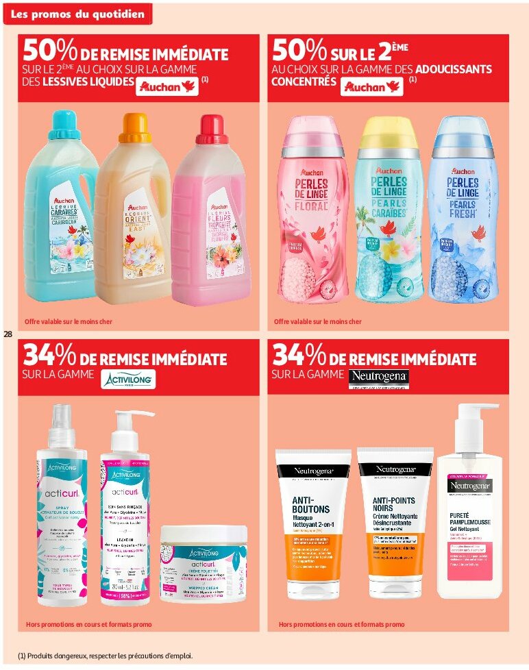 auchan - Auchan - Un été sans flamber votre budget folder geldig vanaf 05/08 - 17/08 - page: 28
