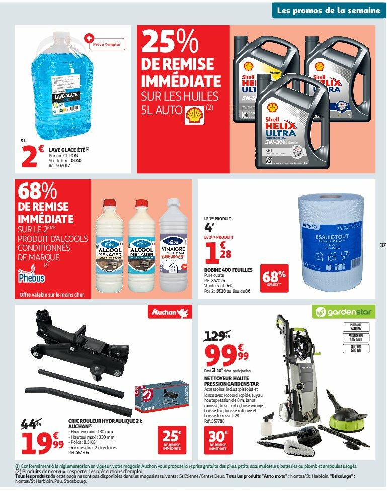 auchan - Auchan - Un été sans flamber votre budget folder geldig vanaf 05/08 - 17/08 - page: 37