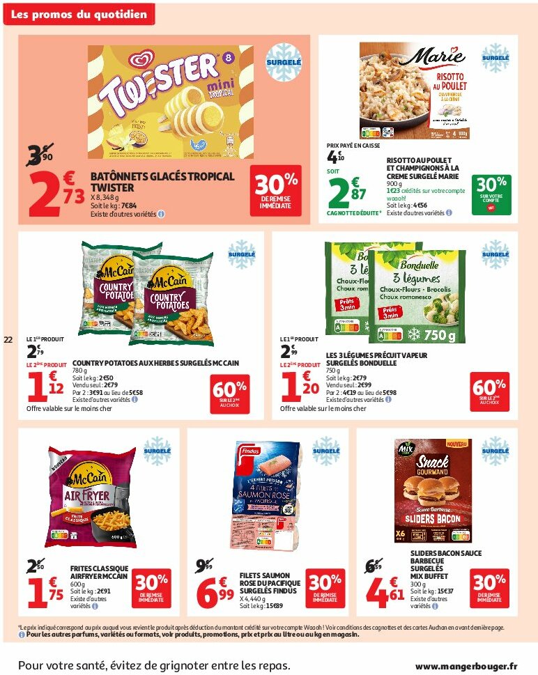 auchan - Auchan - Un été sans flamber votre budget folder geldig vanaf 05/08 - 17/08 - page: 22