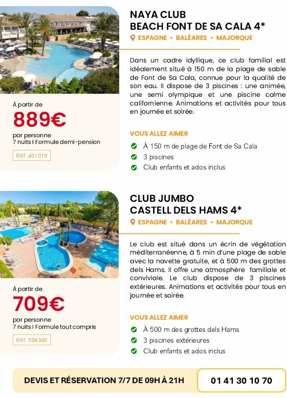 auchan - Auchan - Voyages : bons plans vacances d'août ! folder geldig vanaf 01/08 - 31/08 - page: 11
