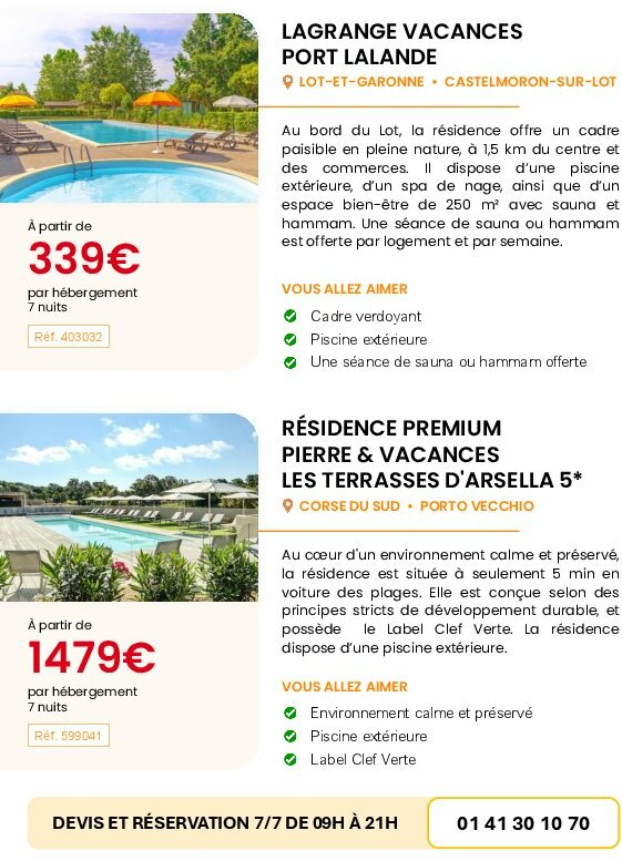 auchan - Auchan - Voyages : bons plans vacances d'août ! folder geldig vanaf 01/08 - 31/08 - page: 4