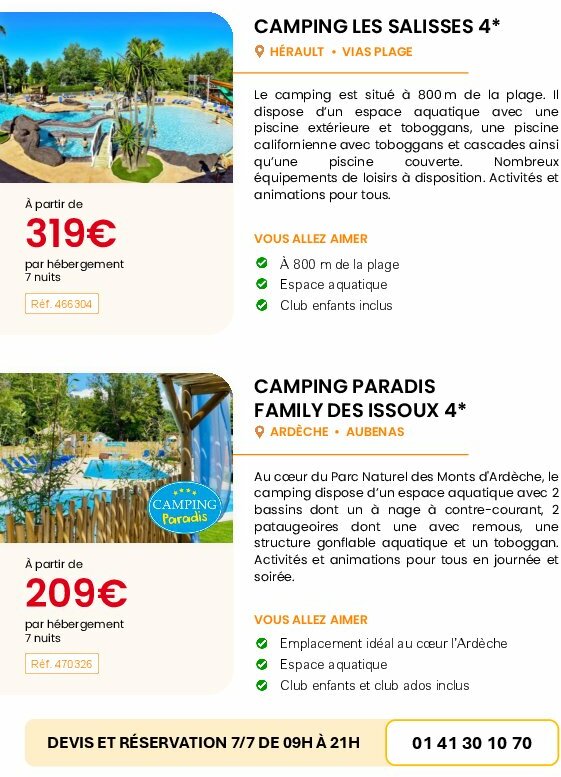 auchan - Auchan - Voyages : bons plans vacances d'août ! folder geldig vanaf 01/08 - 31/08 - page: 3