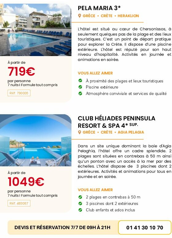 auchan - Auchan - Voyages : bons plans vacances d'août ! folder geldig vanaf 01/08 - 31/08 - page: 9