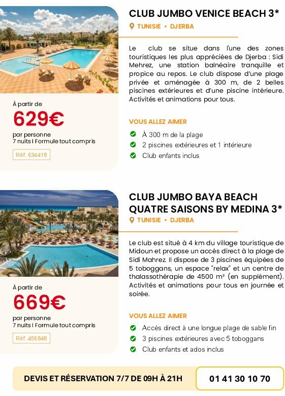 auchan - Auchan - Voyages : bons plans vacances d'août ! folder geldig vanaf 01/08 - 31/08 - page: 6