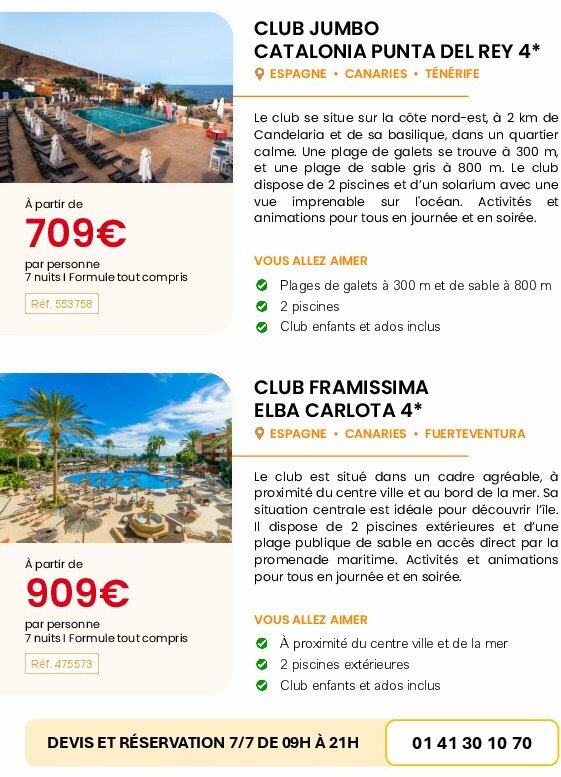 auchan - Auchan - Voyages : bons plans vacances d'août ! folder geldig vanaf 01/08 - 31/08 - page: 10