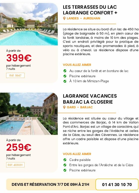 auchan - Auchan - Voyages : bons plans vacances d'août ! folder geldig vanaf 01/08 - 31/08 - page: 5