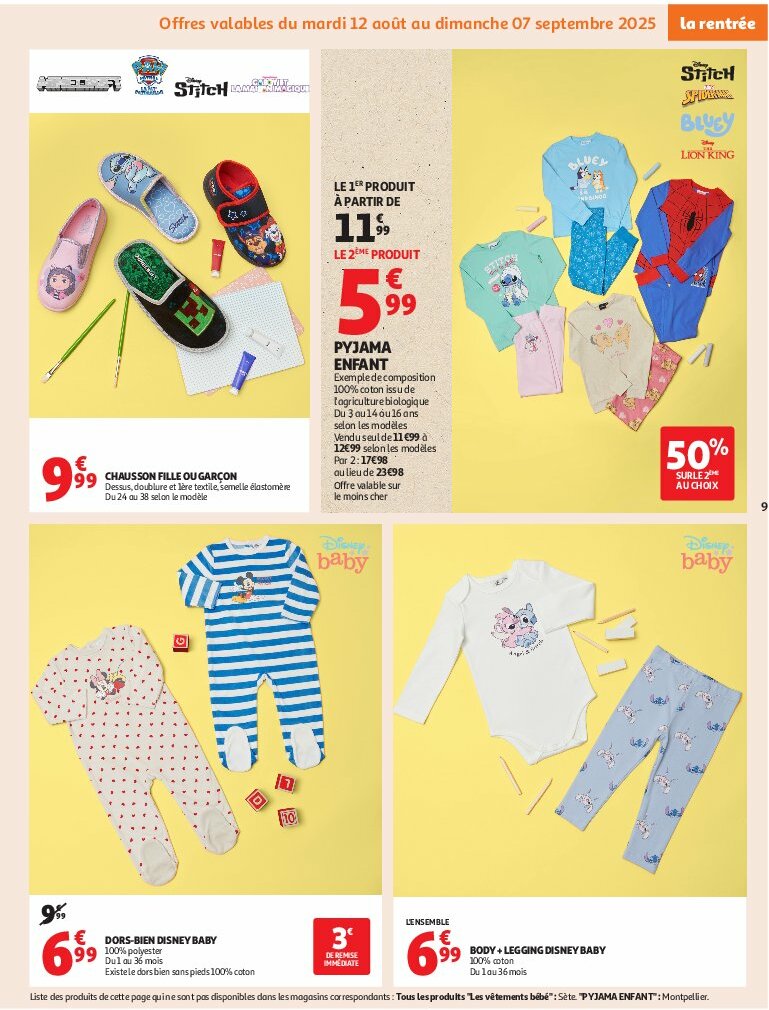 auchan - Auchan - C'est bon de rentrer moins cher folder geldig vanaf 12/08 - 24/08 - page: 9 auchan - Auchan - C'est bon de rentrer moins cher folder geldig vanaf 12/08 - 24/08 - page: 9