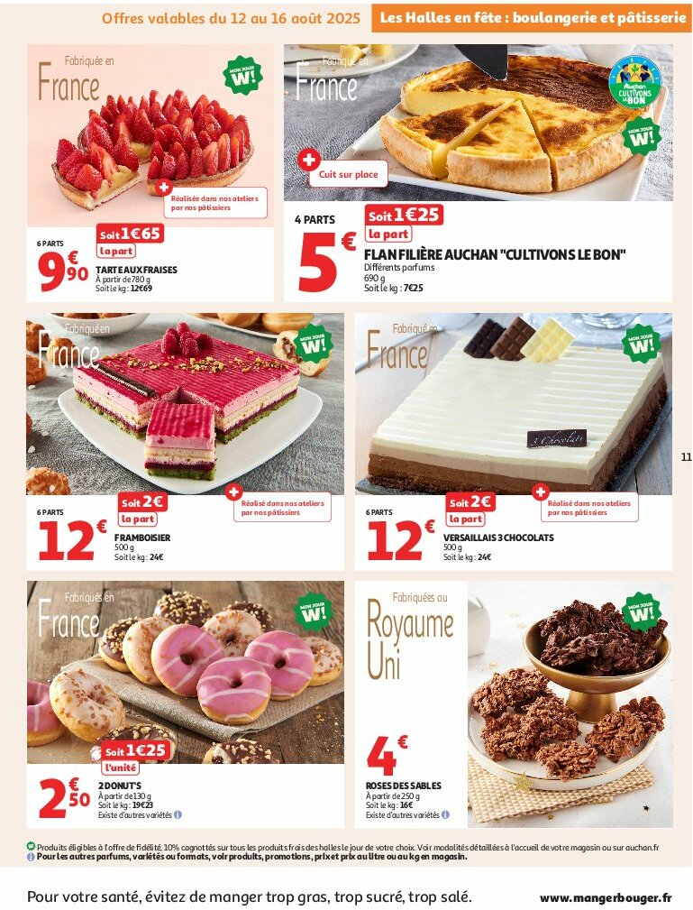 auchan - Auchan - C'est bon de rentrer moins cher folder geldig vanaf 12/08 - 24/08 - page: 11 auchan - Auchan - C'est bon de rentrer moins cher folder geldig vanaf 12/08 - 24/08 - page: 11