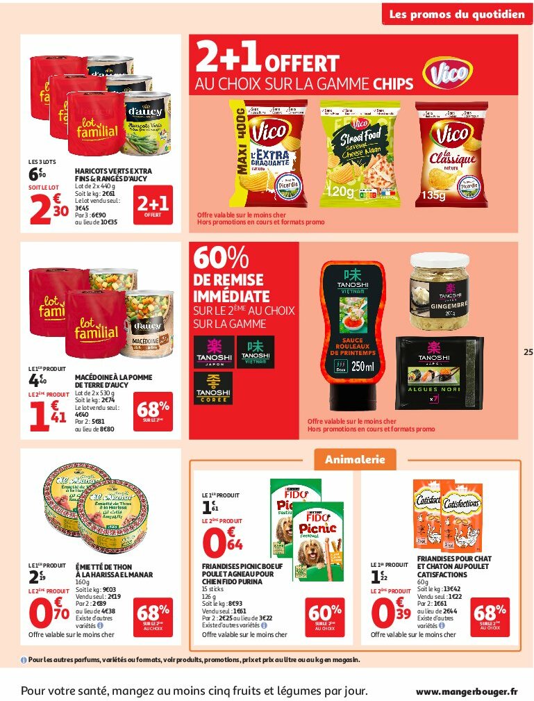 auchan - Auchan - C'est bon de rentrer moins cher folder geldig vanaf 12/08 - 24/08 - page: 25 auchan - Auchan - C'est bon de rentrer moins cher folder geldig vanaf 12/08 - 24/08 - page: 25