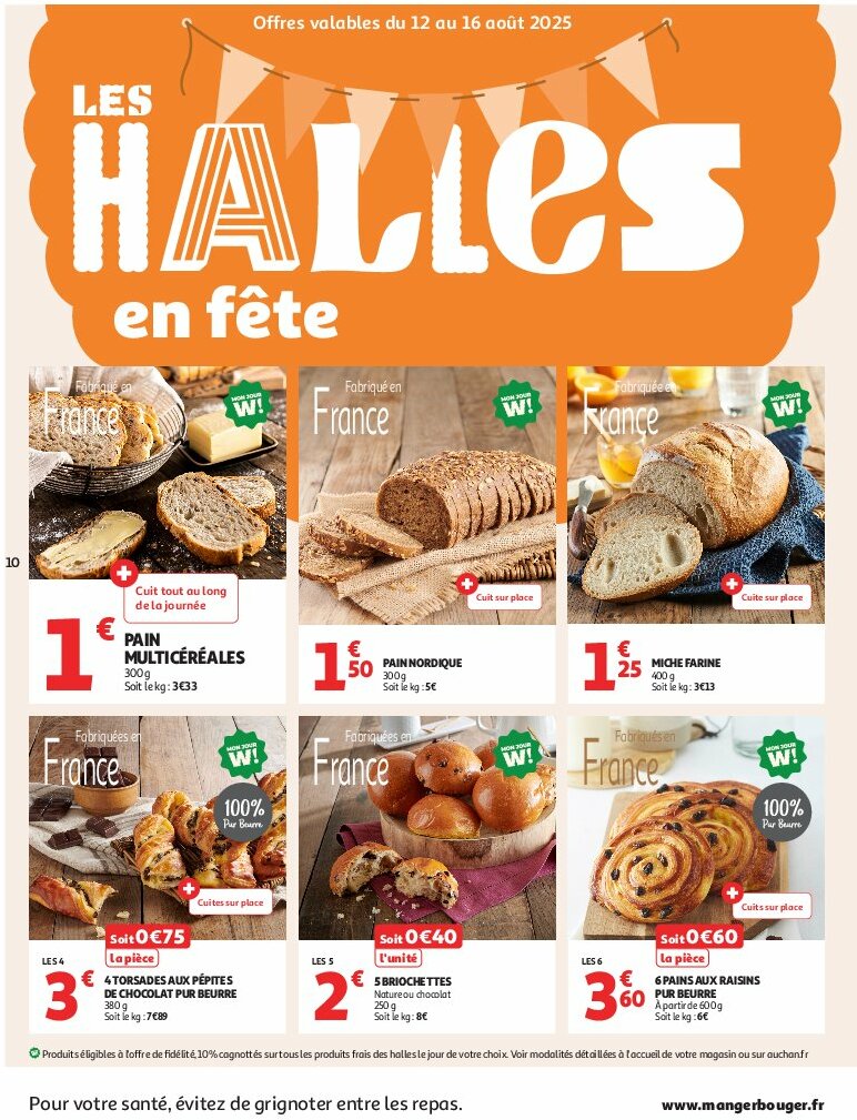 auchan - Auchan - C'est bon de rentrer moins cher folder geldig vanaf 12/08 - 24/08 - page: 10 auchan - Auchan - C'est bon de rentrer moins cher folder geldig vanaf 12/08 - 24/08 - page: 10
