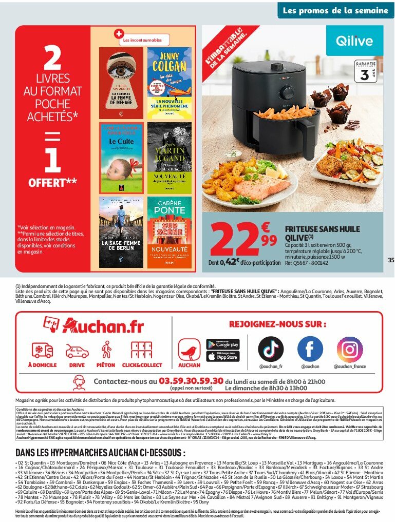 auchan - Auchan - C'est bon de rentrer moins cher folder geldig vanaf 12/08 - 24/08 - page: 35 auchan - Auchan - C'est bon de rentrer moins cher folder geldig vanaf 12/08 - 24/08 - page: 35