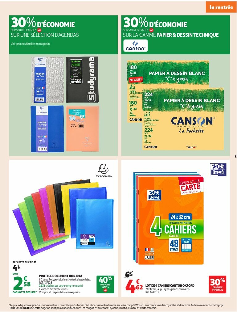 auchan - Auchan - C'est bon de rentrer moins cher folder geldig vanaf 12/08 - 24/08 - page: 3 auchan - Auchan - C'est bon de rentrer moins cher folder geldig vanaf 12/08 - 24/08 - page: 3