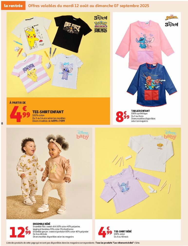 auchan - Auchan - C'est bon de rentrer moins cher folder geldig vanaf 12/08 - 24/08 - page: 8 auchan - Auchan - C'est bon de rentrer moins cher folder geldig vanaf 12/08 - 24/08 - page: 8